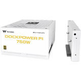 Thermaltake Dockpower FI 750W Snow, PC-Netzteil weiß, 1x 12-Pin High Power GPU, 4x PCIe, Kabelmanagement, 750 Watt