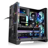 Thermaltake View 390 Air Black, Tower-Gehäuse schwarz, Tempered Glass