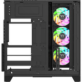 Thermaltake View 390 Air Black, Tower-Gehäuse schwarz, Tempered Glass