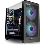Thermaltake View 390 Air Black, Tower-Gehäuse schwarz, Tempered Glass