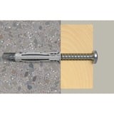 fischer Dübel SX Plus 6x30 PH TX hellgrau, 100 Stück, mit TORX-Schraube