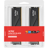 ADATA DIMM 32 GB DDR5-6000 (2x 16 GB) Dual-Kit, Arbeitsspeicher schwarz, AX5U6000C2816G-DTLABRBK, XPG Lancer Blade RGB, INTEL XMP, AMD EXPO