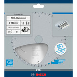Bosch Professional PRO Aluminium cordless Kreissägeblatt, Ø 165mm, 54Z Bohrung 20mm, für Akku-Handkreissägen