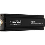 Crucial P310 2 TB mit Kühlkörper, SSD PCIe 4.0 x4, NVMe, M.2 2280
