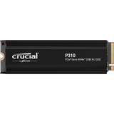 Crucial P310 2 TB mit Kühlkörper, SSD PCIe 4.0 x4, NVMe, M.2 2280