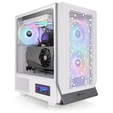 Thermaltake Ceres 300 TG ARGB Snow White, Tower-Gehäuse weiß, Tempered Glass