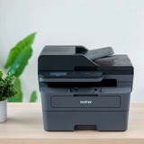 Brother DCP-L2660DW, Multifunktionsdrucker dunkelgrau, USB, LAN, WLAN, Scan, Kopie, Duplex (Druck)