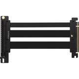 Corsair Premium PCIe 5.0 ×16 Riser-Kabel, Verlängerungskabel schwarz, 175mm, Schwarz