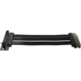 Corsair Premium PCIe 5.0 ×16 Riser-Kabel, Verlängerungskabel schwarz, 175mm, Schwarz