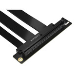 Corsair Premium PCIe 5.0 ×16 Riser-Kabel, Verlängerungskabel schwarz, 175mm, Schwarz
