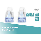 Digitus Patchkabel CAT 5e SF/UTP 0,5m grau, 0,5 Meter
