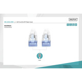 Digitus Patchkabel CAT 5e SF/UTP 0,5m grau, 0,5 Meter