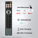Hisense 65UR8DS RGB MiniLED, LED-Fernseher 164 cm (65 Zoll), schwarz/dunkelgrau, UltraHD/4K, Hi-View AI Engine RGB, 180Hz Panel