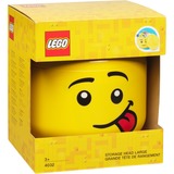 Room Copenhagen LEGO Storage Head "Silly", groß, Aufbewahrungsbox gelb