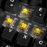 Sharkoon SKILLER SGK50 S2 Wood PBT, Gaming-Tastatur holz/schwarz, DE-Layout, Gateron G Pro 3.0 Yellow