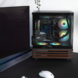 Thermaltake LCGS View 170WS, Gaming-PC schwarz/holz, Windows 11 Home