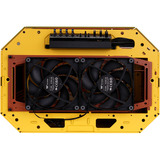 Thermaltake The Tower 600 Butter Caramel, Tower-Gehäuse gelb, Tempered Glass x 3