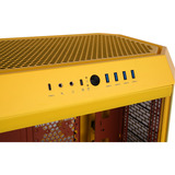 Thermaltake The Tower 600 Butter Caramel, Tower-Gehäuse gelb, Tempered Glass x 3