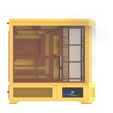 Thermaltake View 600 TG Butter Caramel, Big-Tower-Gehäuse gelb, Tempered Glass