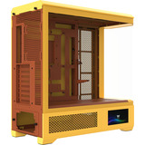 Thermaltake View 600 TG Butter Caramel, Big-Tower-Gehäuse gelb, Tempered Glass