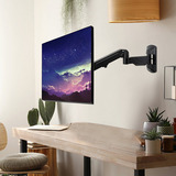 Lindy Display-Wandhalterung mit Gasdruckfeder, Monitorhalterung schwarz, für Monitore bis 81,3 cm (32")