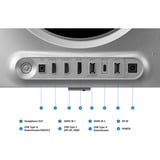 Samsung Odyssey OLED G8 S27HG800SUX, Gaming-Monitor 67.7 cm (27 Zoll), silber, UltraHD/4K, DP, HDMI, USB-C, USB-Hub, 240Hz Panel