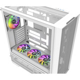 Thermaltake S380 TG ARGB Snow White, Tower-Gehäuse weiß, Tempered Glass