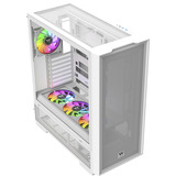 Thermaltake S380 TG ARGB Snow White, Tower-Gehäuse weiß, Tempered Glass