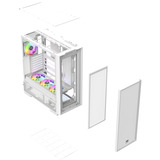 Thermaltake S380 TG ARGB Snow White, Tower-Gehäuse weiß, Tempered Glass