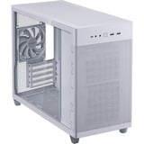 ASUS PRIME AP201 , Tower-Gehäuse weiß, Tempered Glass