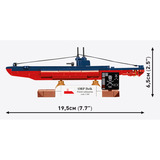 COBI ORP Dzik Polish Submarine, Konstruktionsspielzeug Maßstab 1:300