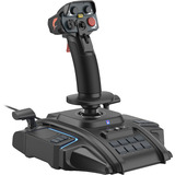 HORI ACE COMBAT 8: WINGS OF THEVE Flight Stick, Joystick schwarz, für PS5, PS4, PC