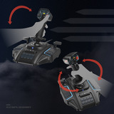HORI ACE COMBAT 8: WINGS OF THEVE Flight Stick, Joystick schwarz, für PS5, PS4, PC