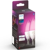 Philips HUE White & Color E14, LED-Lampe Doppelpack, ersetzt 25 Watt