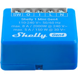 Shelly 1 Mini Gen4, Relais blau,  2er Pack