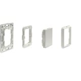 Shelly Adapter Busch-Jaeger, für Blu Wall Switch 4 Wandtaster Elfenbein