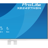 iiyama ProLite XB2497HSN-W1, LED-Monitor 60.5 cm (23.8 Zoll), weiß, FullHD, IPS, HDMI, DP, USB-C, USB-Hub, Daisy Chain, 100Hz Panel