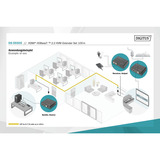 Digitus 4K HDBaseT 2.0 HDMI KVM Extender Set, HDMI Verlängerung schwarz, 100 m