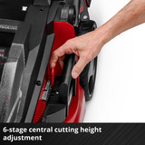 EINHELL Akku-Rasenmäher GE-CM 43 Li M Kit, 18Volt rot/schwarz, 2x Li-Ionen Akku 4,0Ah