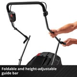 EINHELL Akku-Rasenmäher GE-CM 43 Li M Kit, 18Volt rot/schwarz, 2x Li-Ionen Akku 4,0Ah