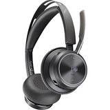 HP Poly Poly Voyager Focus 2 USB-C-C Headset schwarz, Microsoft Teams zertifiziert, USB-C/-A Adapter, Ladestation