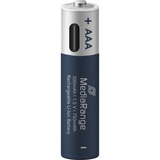 MediaRange USB-C Li-Ion Akku, Mignon AA I 1.5V | 500 mAh, 4erPack 4 Stück
