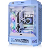 Thermaltake The Tower 600 Hydrangea Blue, Tower-Gehäuse hellblau, Tempered Glass x 3