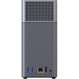 UGREEN DH2300 Bundle mit 2x Toshiba N300 4 TB (MN10ADA400ES), NAS schwarz