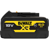 DEWALT XR Akku DCB184G, 18Volt 5Ah schwarz, Gehäuseschutz gegen Chemikalien, Säuren und Brennstoffe