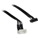 Inter-Tech Argus RGB-Fan Set RS-06 120x120x25, Gehäuselüfter 3er Set, inkl. Controller, 120 mm