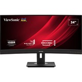 ViewSonic VG3456C, LED-Monitor 86.4 cm (34 Zoll), schwarz (matt), UWQHD, VA, Curved, USB-C, USB-Hub, 100Hz Panel
