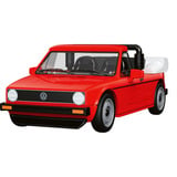 COBI Volkswagen Golf Cabriolet (1979-1993), Konstruktionsspielzeug rot, Maßstab 1:35