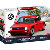 COBI Volkswagen Golf Cabriolet (1979-1993), Konstruktionsspielzeug rot, Maßstab 1:35