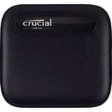 Crucial X6 Portable SSD 2 TB, Externe SSD schwarz, USB-C 3.2 Gen 2 (10 Gbit/s)
